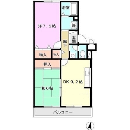 摂津本山駅 徒歩4分 1階の物件間取画像